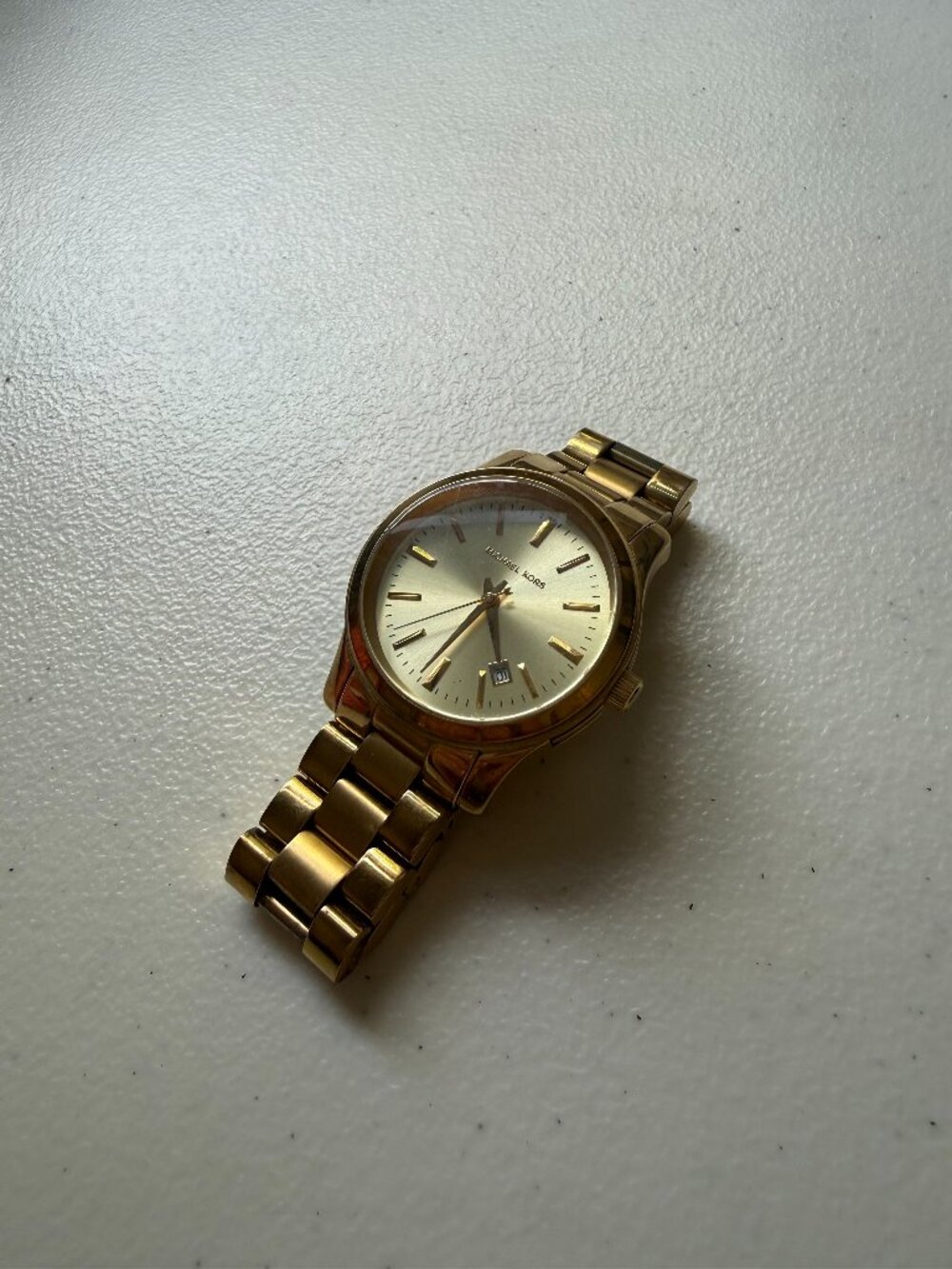✨ Michael Kors MK5160 Gold Runway Stainless Steel Watch ⌚